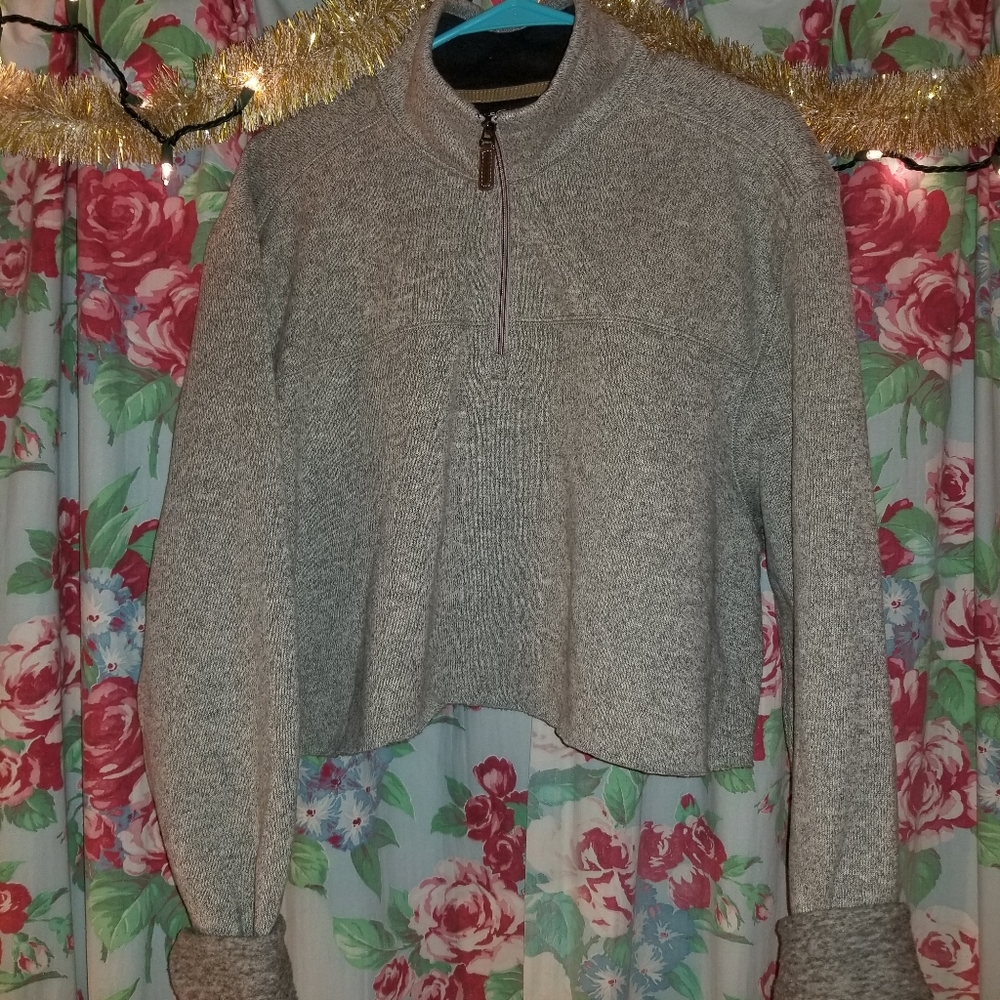 Cropped Half Zip